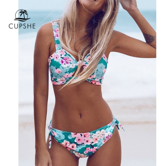 Cupshe Other - Cherry Blosson Cupshe Bikini